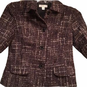 Coldwater creek NWT 6 suit jacket elbow sleeve